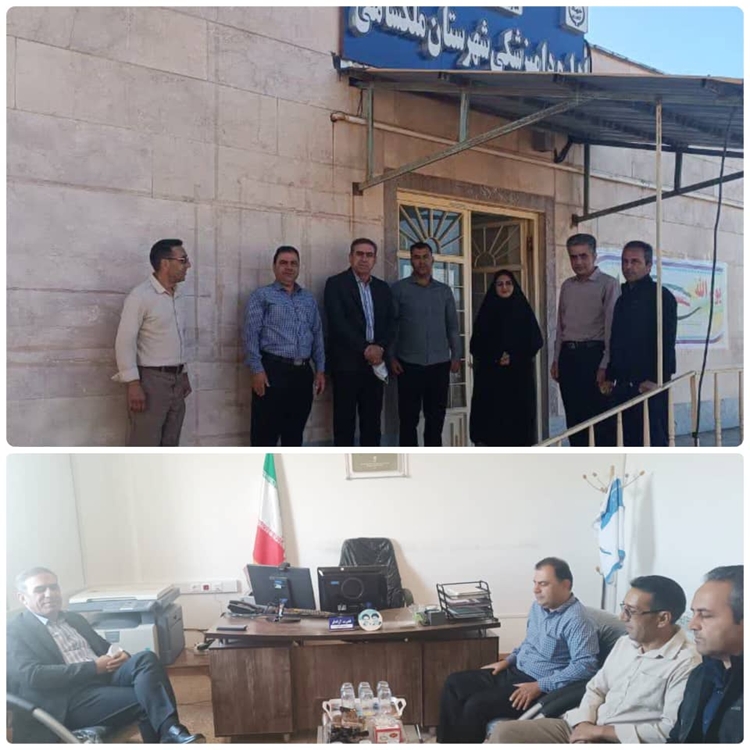 بازدید مدیرکل دامپزشکی استان از اداره دامپزشکی شهرستان ملکشاهی